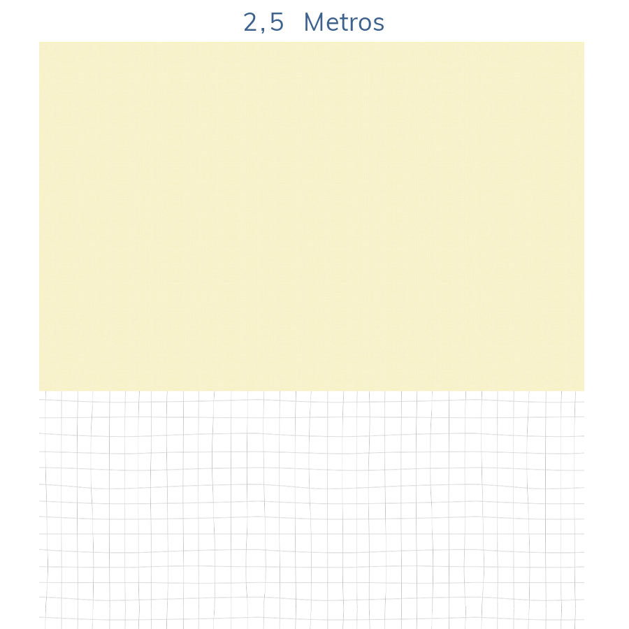 Papel de Parede Infantil Gride com Textura Amarelo - Mural