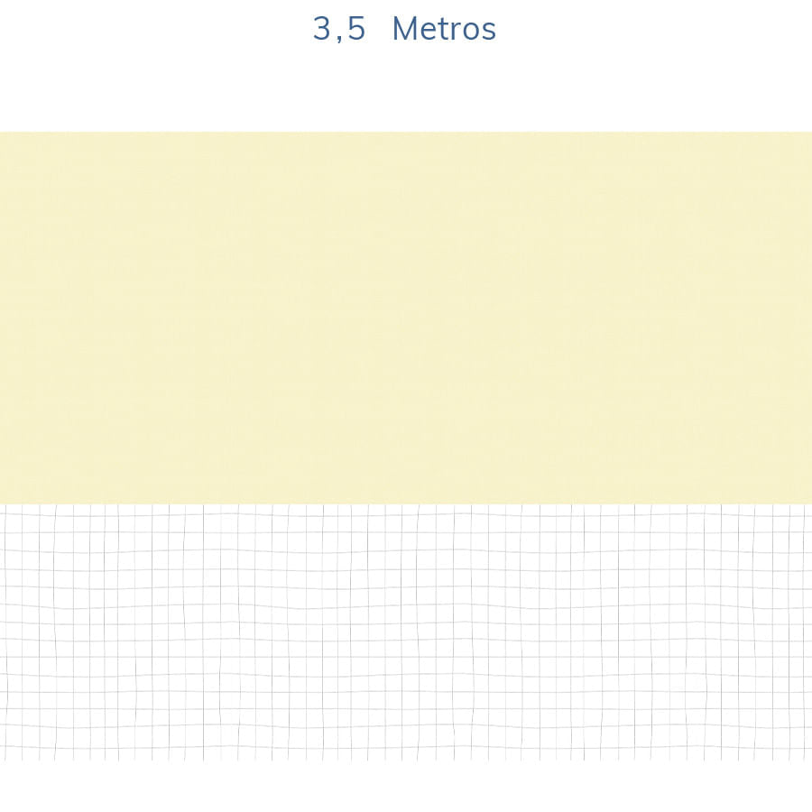 Papel de Parede Infantil Gride com Textura Amarelo - Mural