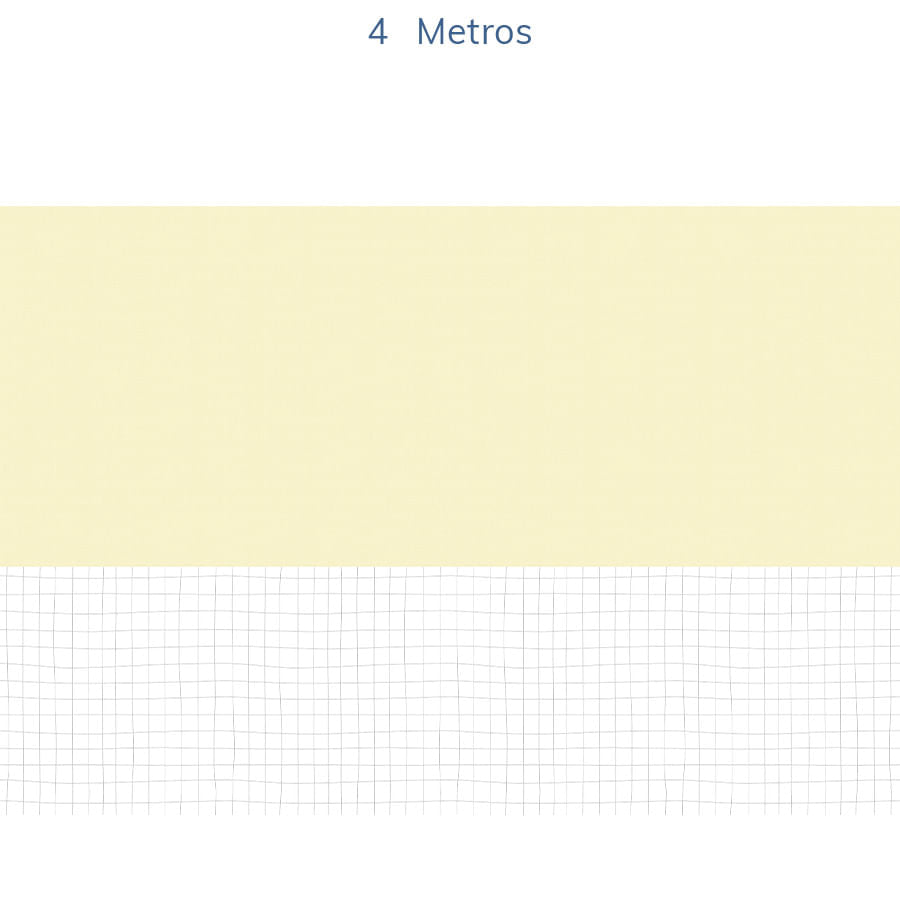 Papel de Parede Infantil Gride com Textura Amarelo - Mural