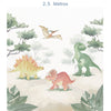 Papel de Parede Infantil Dinossauro Aquarela - Mural