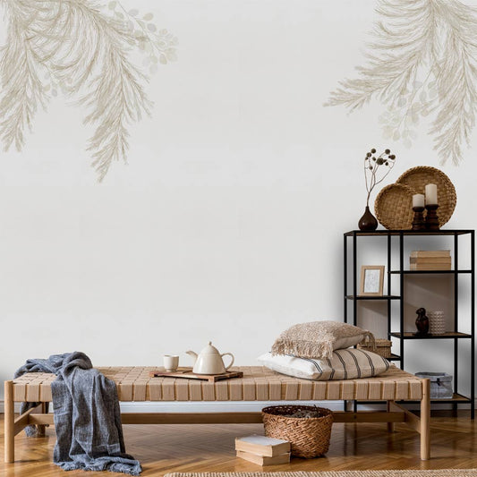 Papel de Parede Capim dos Pampas - Mural