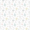 Papel de Parede Infantil Árvores e Bichos