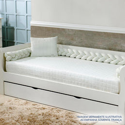 Trança 4m para Berço e Cama Cru