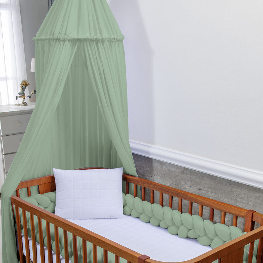 Tenda Dossel Infantil Verde Malva