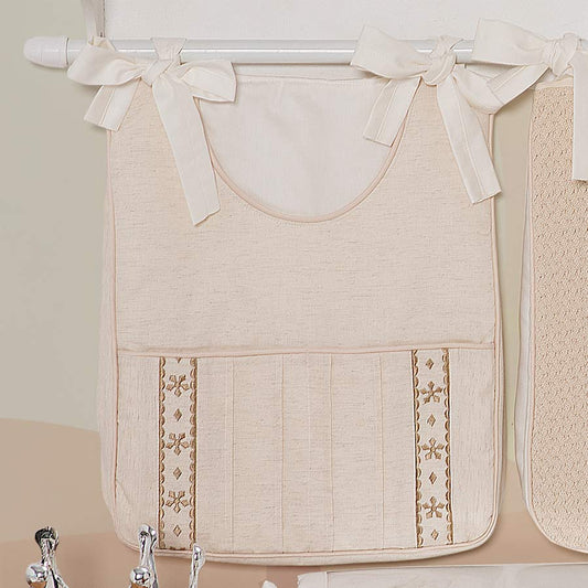 Porta-Fraldas Linho Dunas - 3 Peças