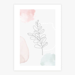 Quadro Minimalista Folha