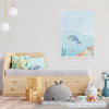 Quadro Infantil Fundo do Mar Golfinho