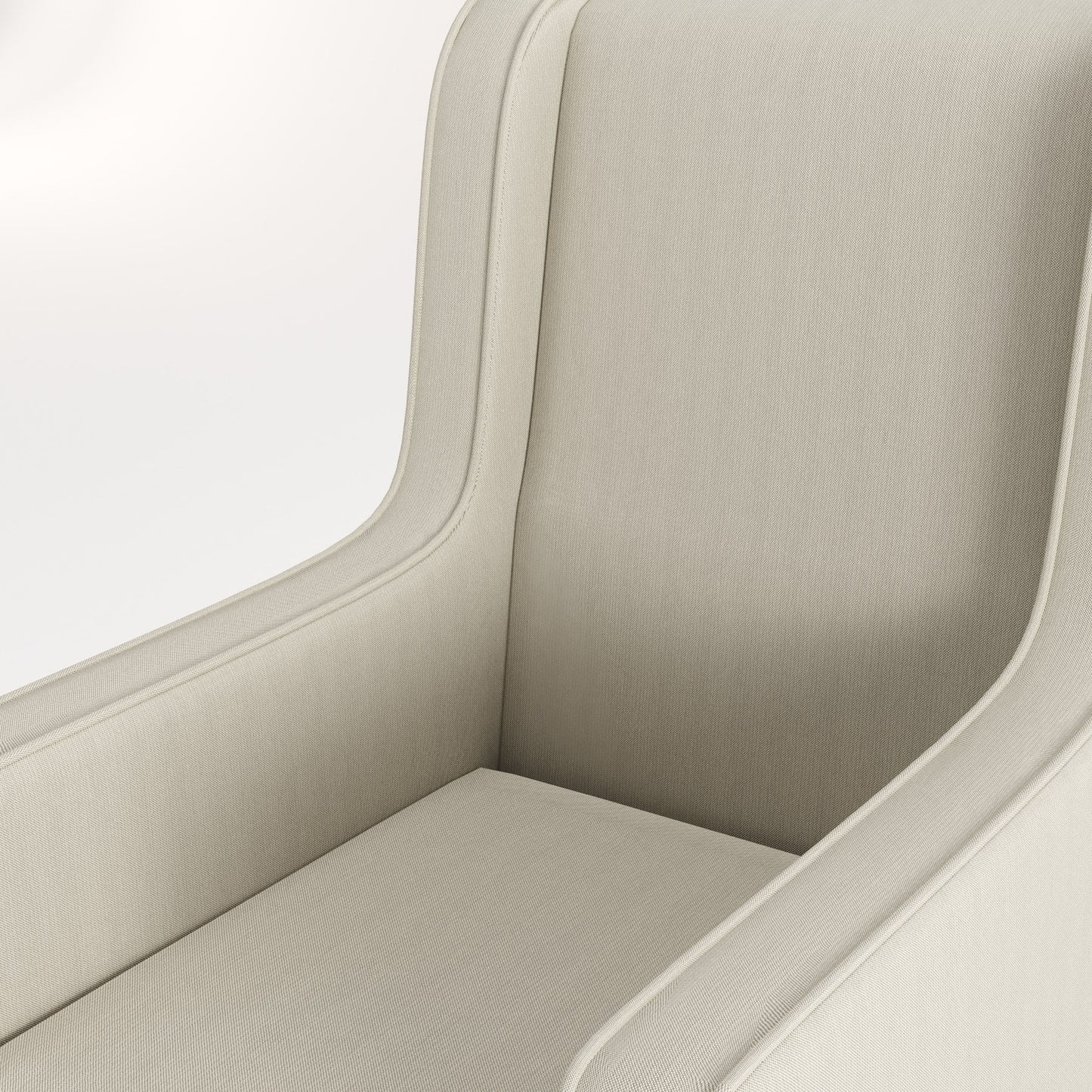 Poltrona de Amamentação Arcus com Balanço e Puff Bege