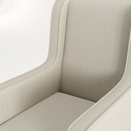 Poltrona de Amamentação Arcus com Balanço e Puff Bege