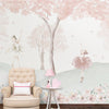 Papel de Parede Bailarinas Rosa - Mural