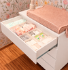 Cômoda de Bebê Haus Nature 4 Gavetas Branca 90CM