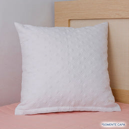 Capa de Almofada Losango Cru 50cm x 50cm