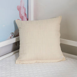 Capa de Almofada Retangulo Bege 50cm x 50cm