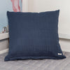Capa de Almofada Retangulo Azul Jeans 50cm x 50cm