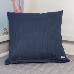 Capa de Almofada Retangulo Azul Jeans 50cm x 50cm