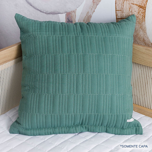 Capa de Almofada Retangulo Verde Seco 50cm x 50cm