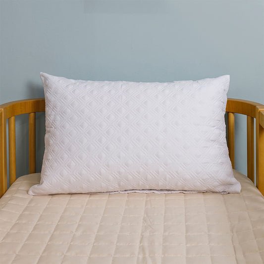 Capa de Almofada Losango Branco 60cm x 40cm