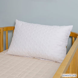 Capa de Almofada Losango Branco 60cm x 40cm