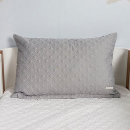 Capa de Almofada Losango Cinza 60cm x 40cm