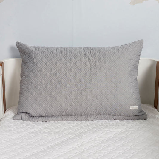 Capa de Almofada Losango Cinza 60cm x 40cm