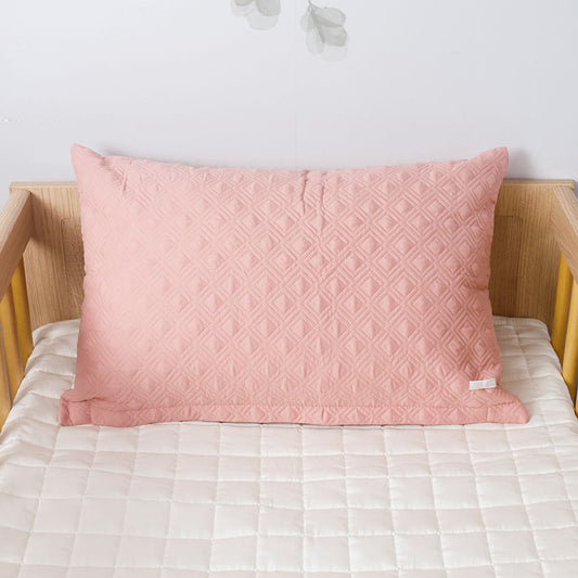 Capa de Almofada Losango Rosa Chá 60cm x 40cm