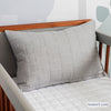 Capa de Almofada Retangulo Cinza 60cm x 40cm