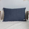 Capa de Almofada Retangulo Azul Jeans 60cm x 40cm