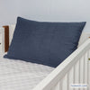 Capa de Almofada Retangulo Azul Jeans 60cm x 40cm