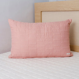 Capa de Almofada Retangulo Rosa Chá 60cm x 40cm