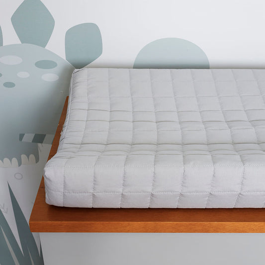 Trocador Quadradinhos Cinza