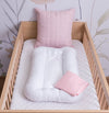 Capa de Ninho Fluffy - Rosa Bebê