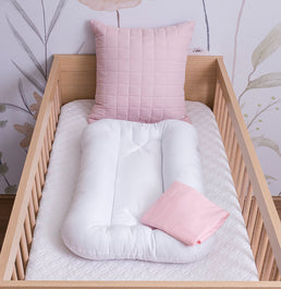 Capa de Ninho Fluffy - Rosa Bebê