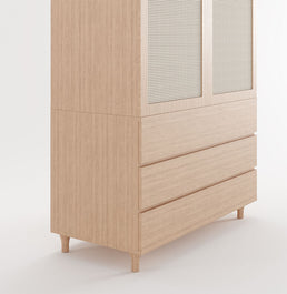 Guarda Roupa 2 em 1 Haus Nature - Carvalho