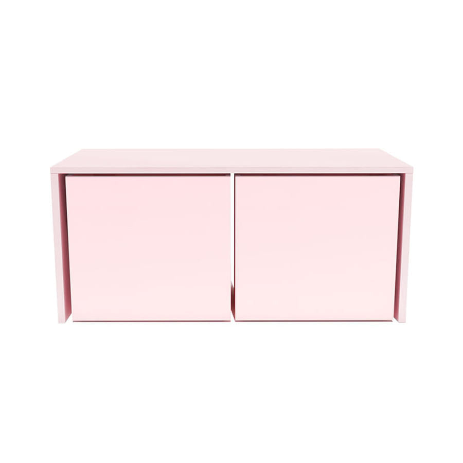 Mesa Infantil Up Rosa com Caixa Rosa