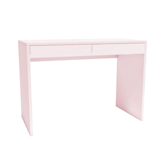 Escrivaninha Up Rosa 2 Gavetas Rosa