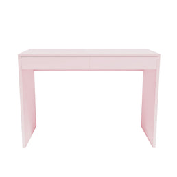 Escrivaninha Up Rosa 2 Gavetas Rosa