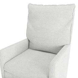 Poltrona de Amamentação Fit Com Balanço e Puff - Boucle Cru