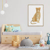 Quadro Infantil Onça Pintada Aquarela - Vertical