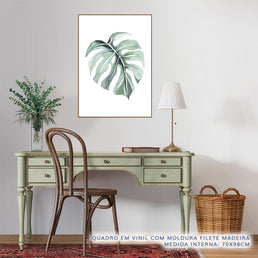 Quadro Costela de Adão Aquarela - Vertical