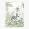 Quadro Infantil Safari Zebra - Vertical