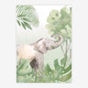 Quadro Infantil Safari Elefante - Vertical