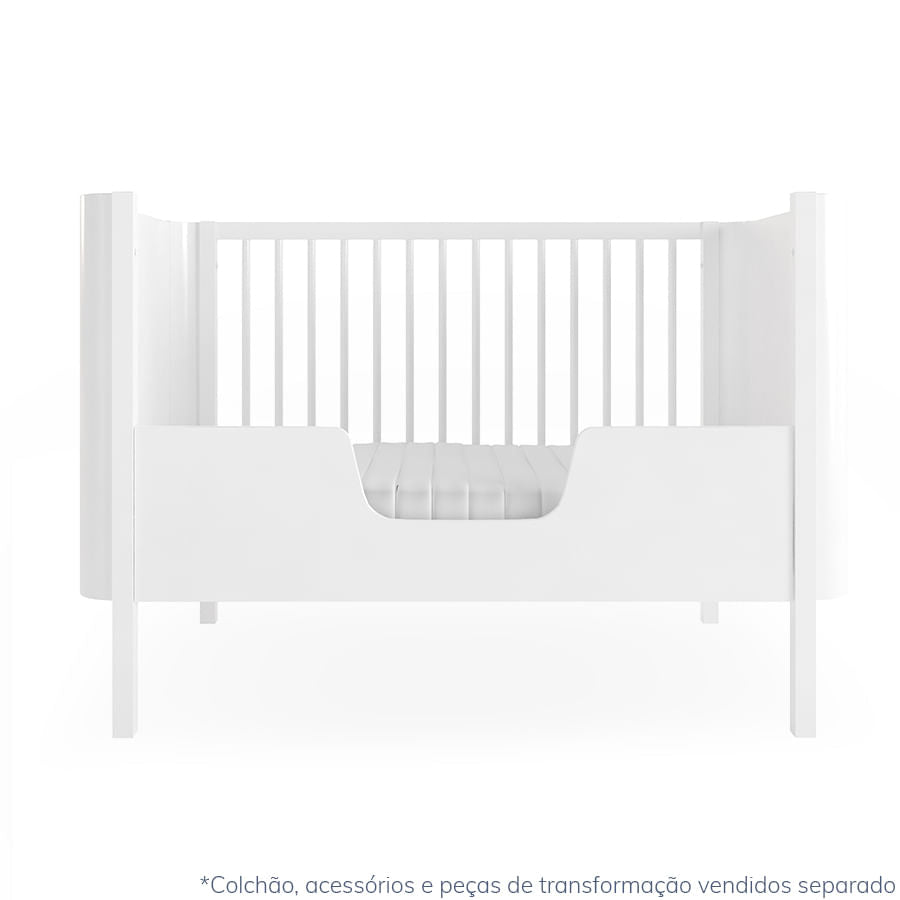 Berço Nord 3 em 1 - Branco