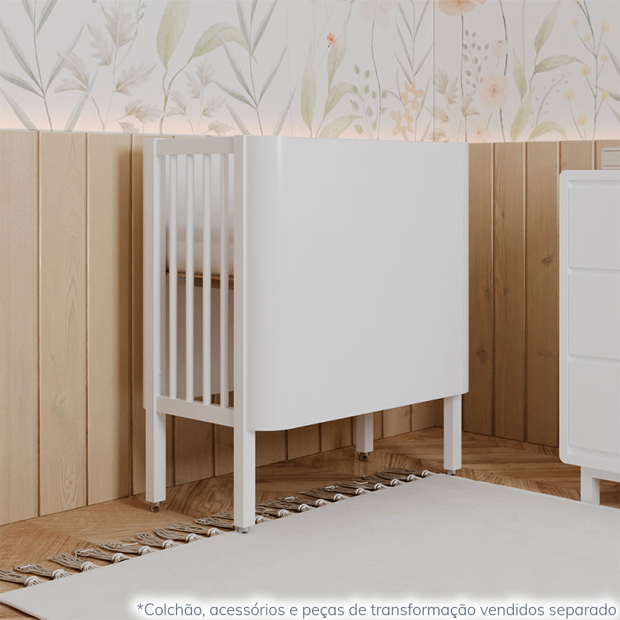 Berço Nord 3 em 1 - Branco
