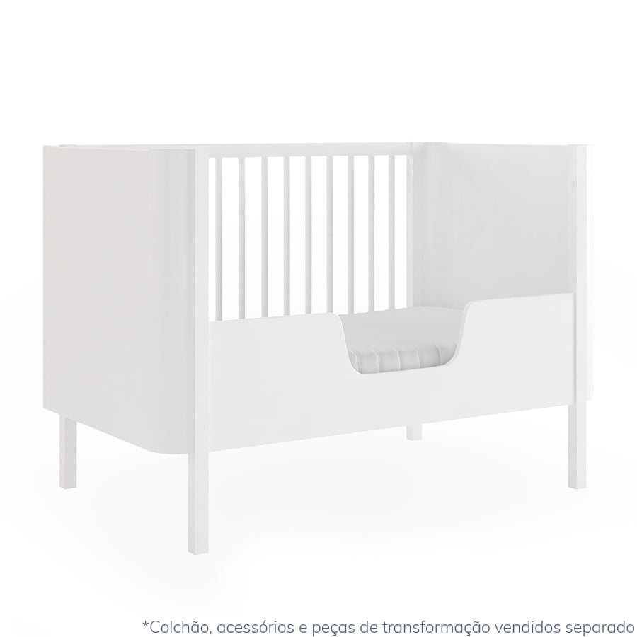 Berço Nord 3 em 1 - Branco