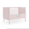 Berço Nord 3 em 1 - Rosa