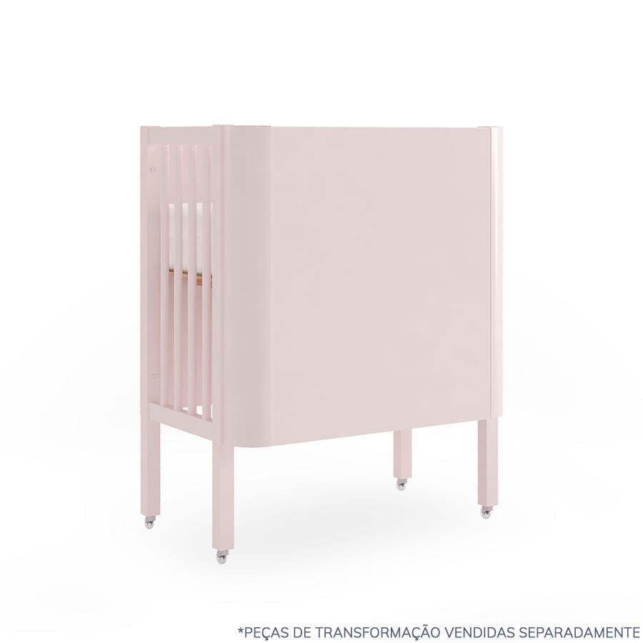 Berço Nord 3 em 1 - Rosa