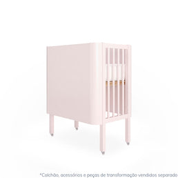 Berço Nord 3 em 1 - Rosa