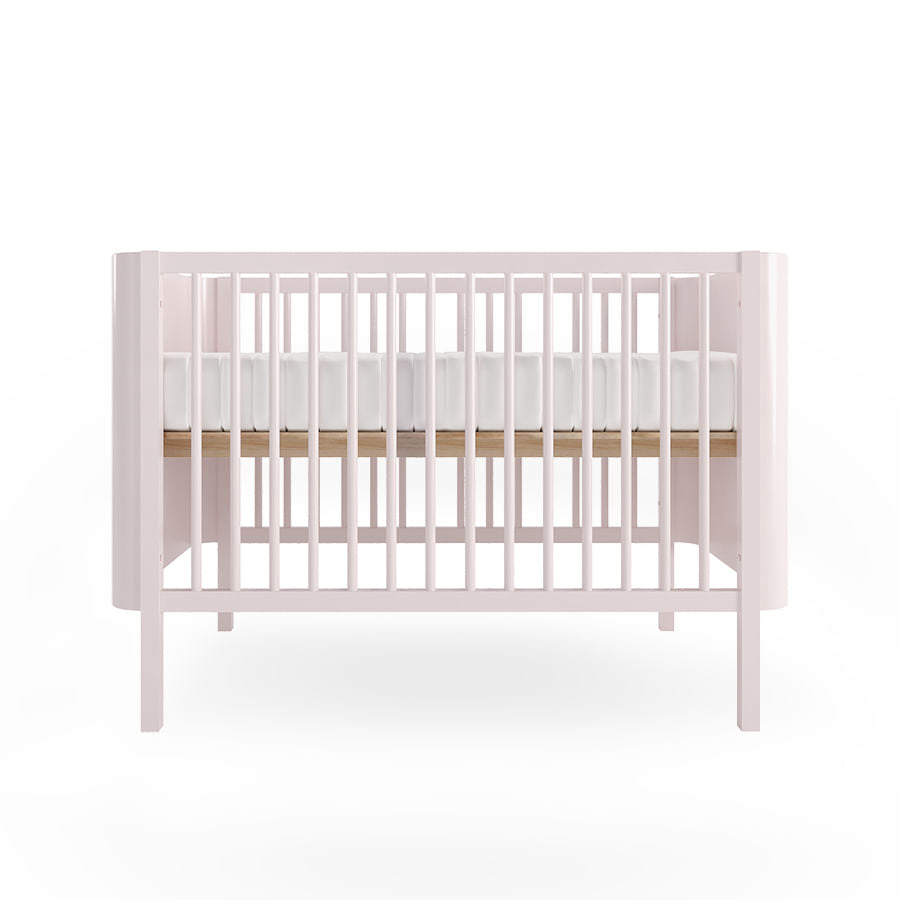 Berço Nord 3 em 1 - Rosa