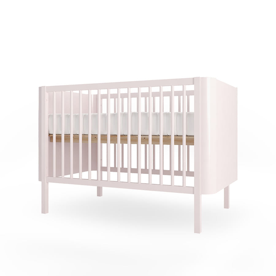 Berço Nord 3 em 1 - Rosa