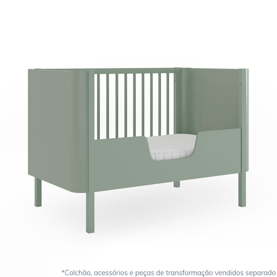 Berço Nord 3 em 1 - Verde Jardim